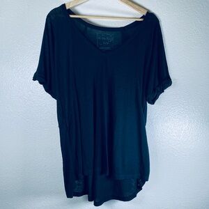 We The Free Midnight Black Short Sleeve Tee
